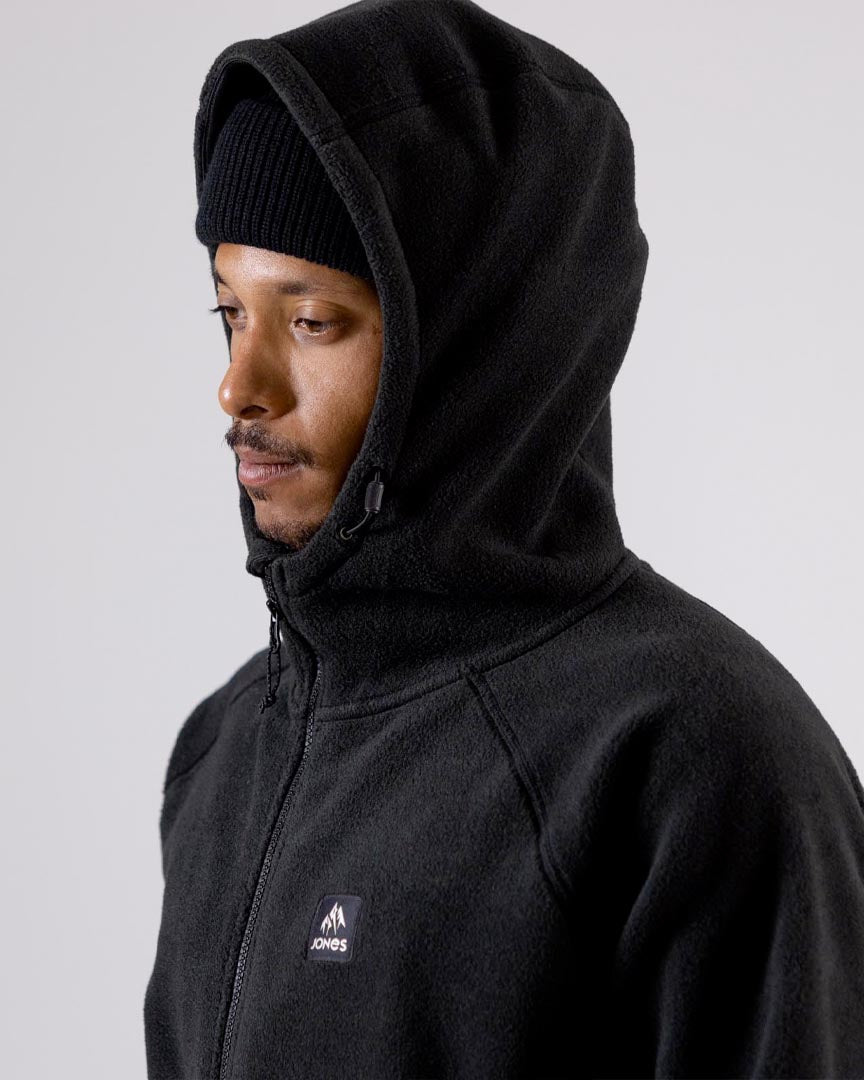 MTN Surf Recycled Fleece Hoodie - Black