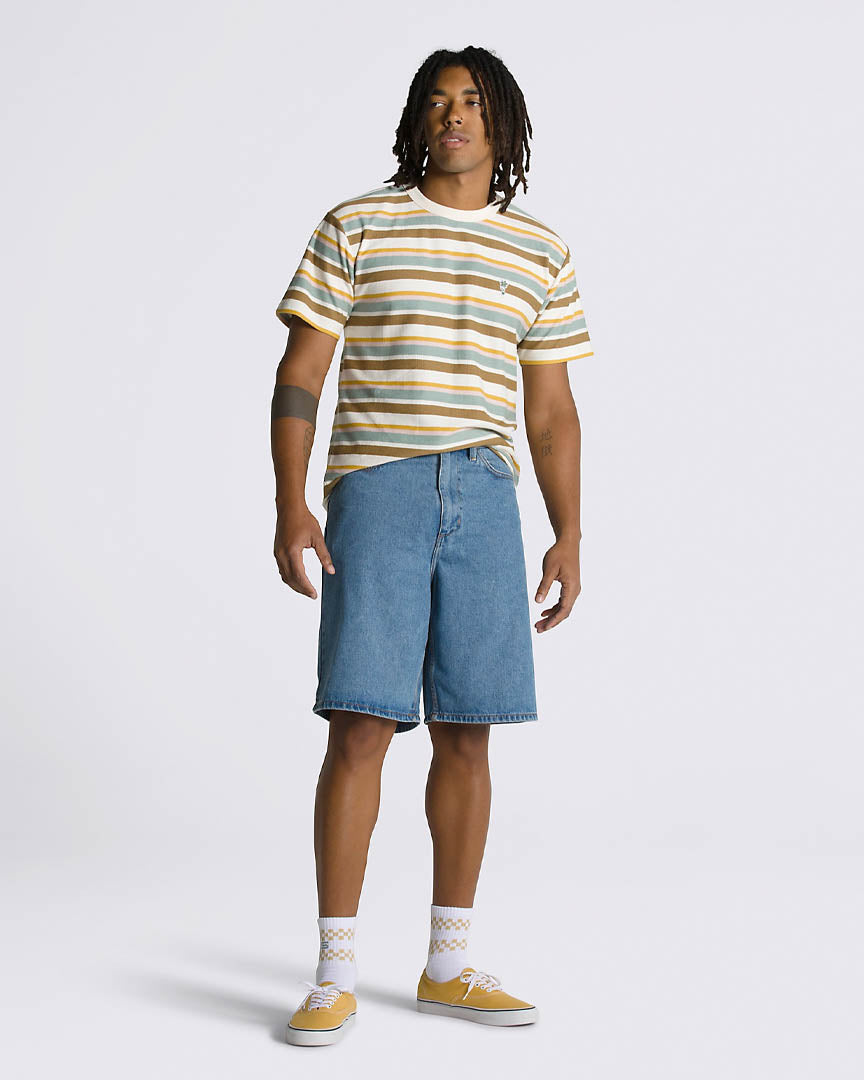 Covina 5 Pocket Baggy Shorts - Stone Washed