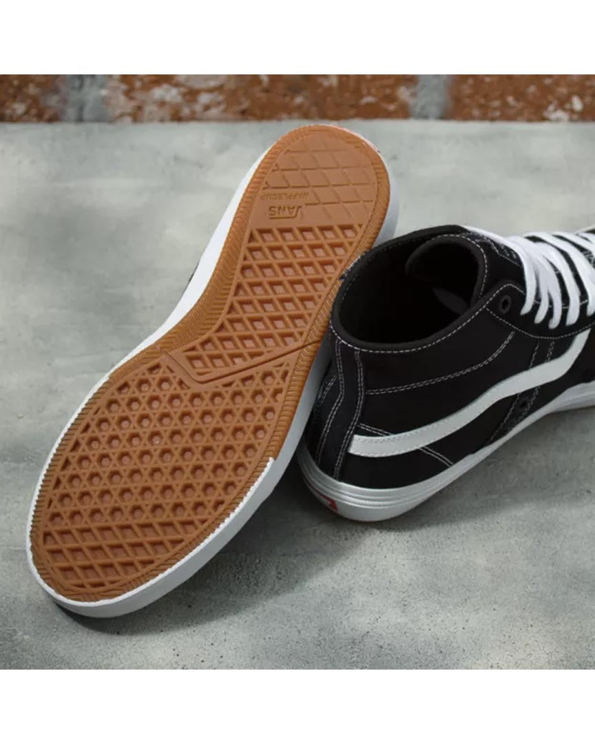 Souliers Crockett High - Black/White
