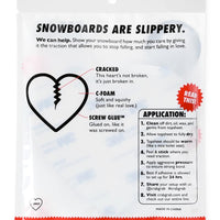 Snowboard accessory Mega Heart - Red