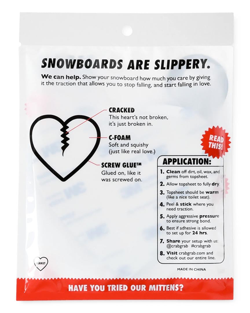 Snowboard accessory Mega Heart - Red