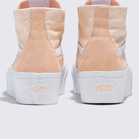 Women's Sk8-Hi Tapered Stackform Shoes - Color Block Peach