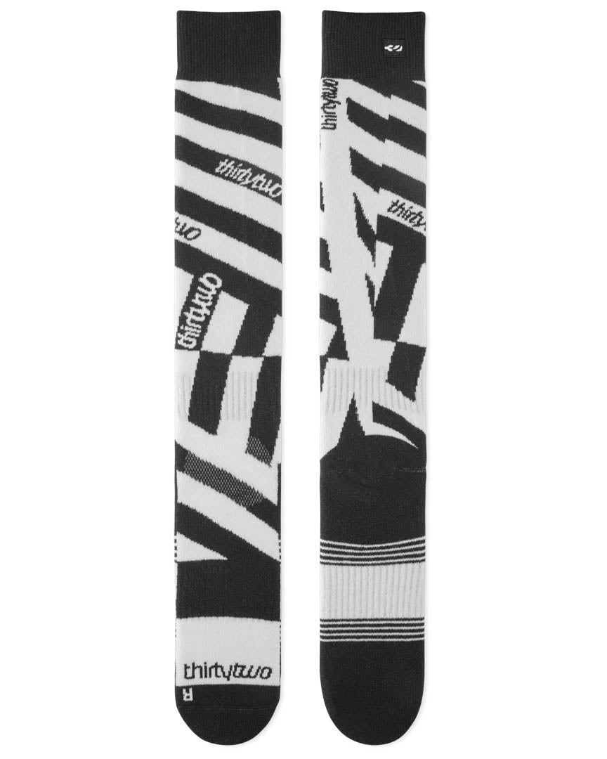 Tm Merino Thermal Socks - Black/White