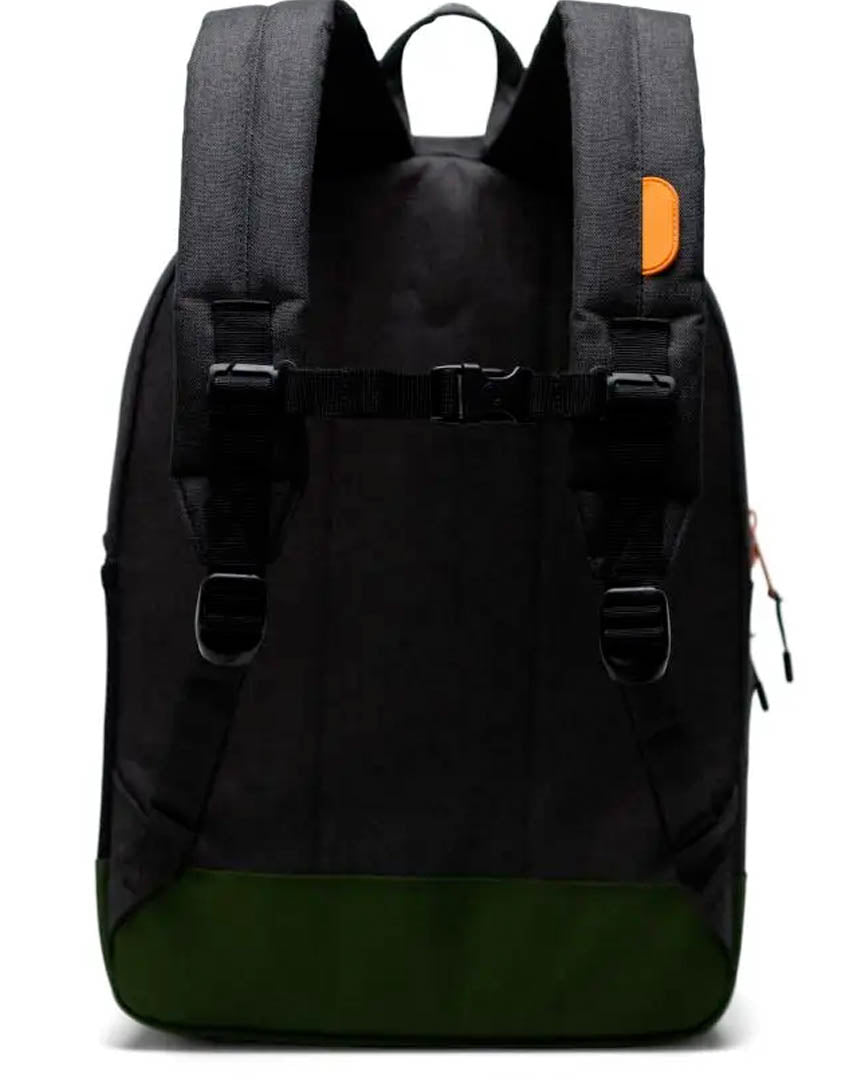 Heritage Youth X-Large Backpack - Black Crosshatch/Forest Elf/Su