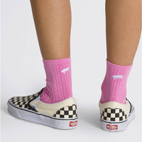 Wmn Kickin It Crew Socks - Cyclamen