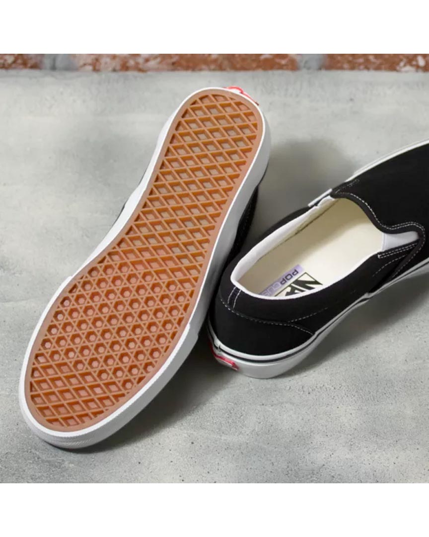 Skate Slip-On Shoes - Black/White