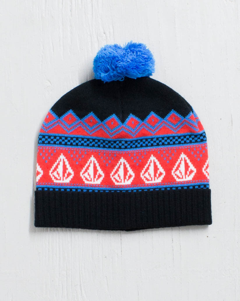 VOLCOM -SEARCH BEANIE FIRE RED 