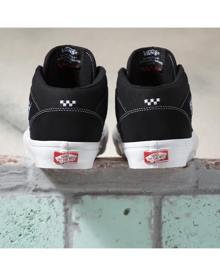 Skate Half Cab Shoes - Black/White