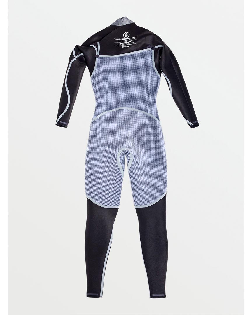 4/3 Chest Zip Fullsuit Wetsuit - Black