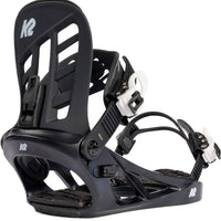 K2 You+H Snowboard Bindings - Black 2023