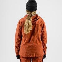 Women's Shralpinist Stretch Recycled Jacket - Obsidian Red