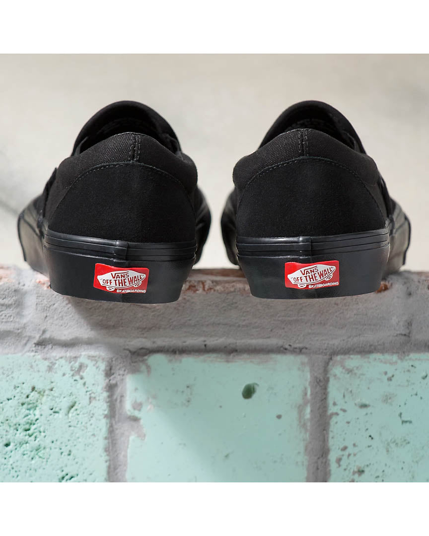 Shoes Skate Slip-On - Black/Black