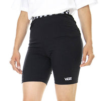Wms Checkerboard Legging Shorts - Black