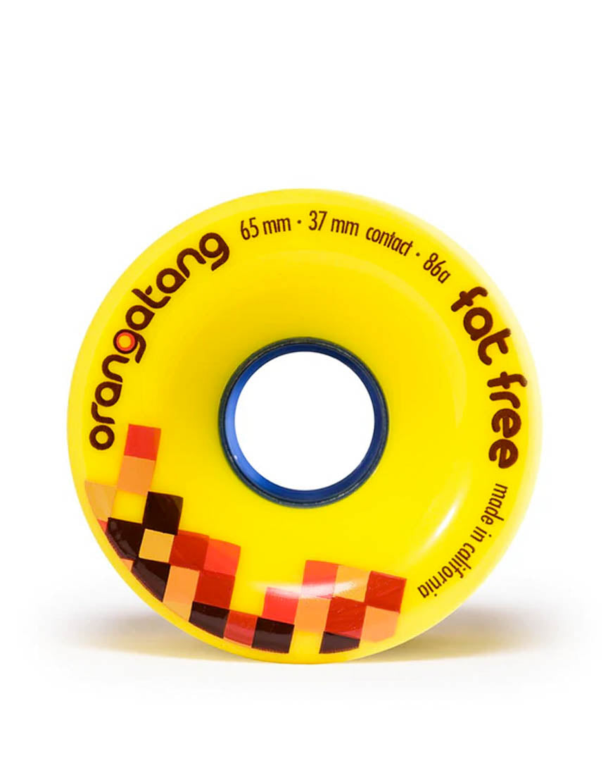 Roues de longboard Fat Free - Yellow