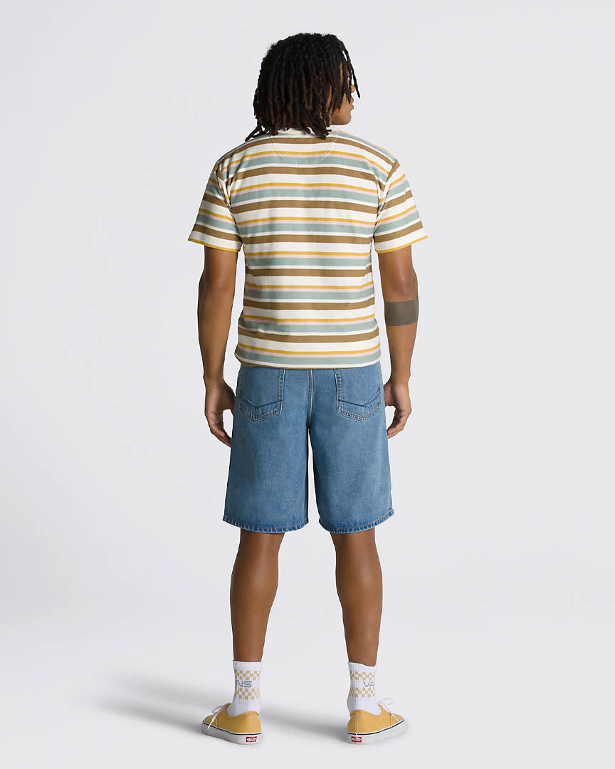 Covina 5 Pocket Baggy Shorts - Stone Washed