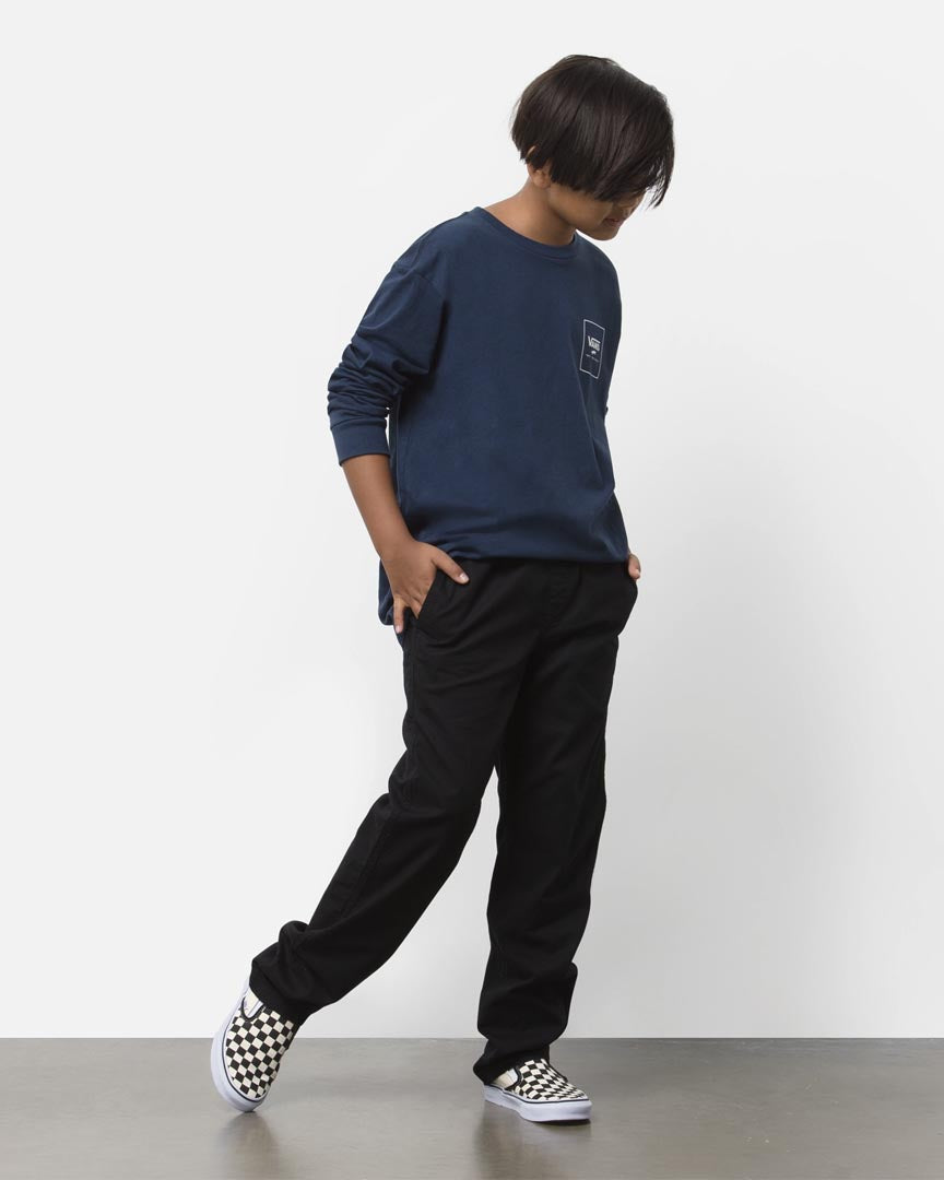 Boys Range Elastic Waist Pants - Khaki