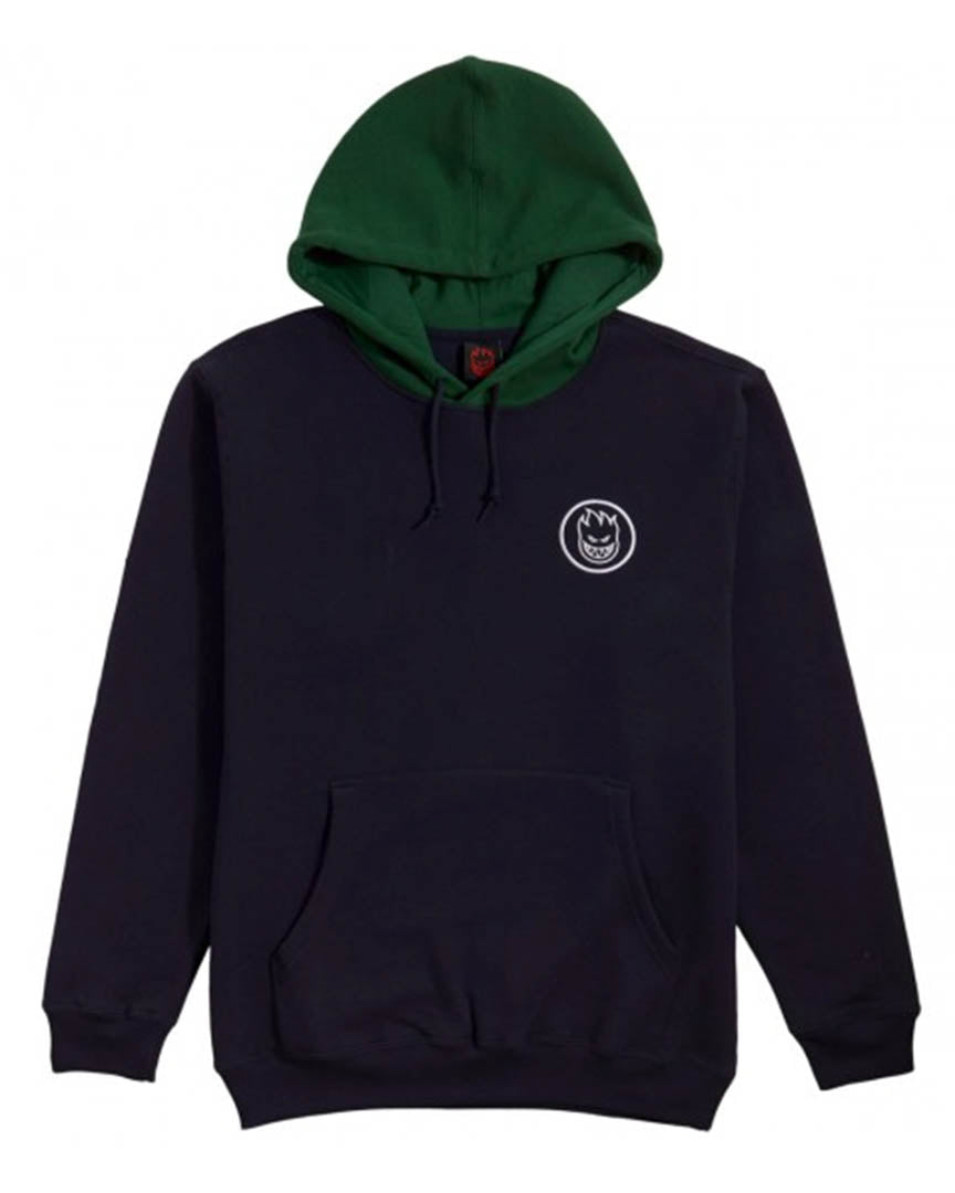 Classic Swirl Blocked Sweatshirt - Navy/Green/Wth