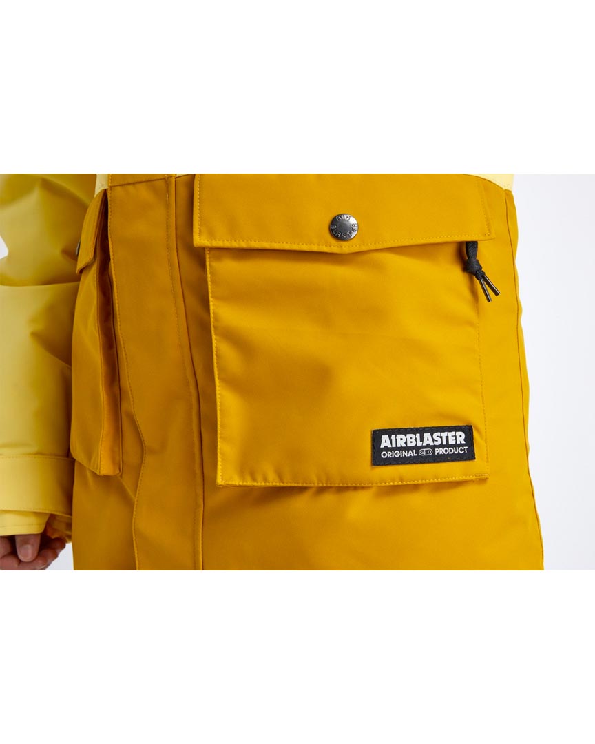 Stay Wild Parka Winter Jacket - Custard Gold