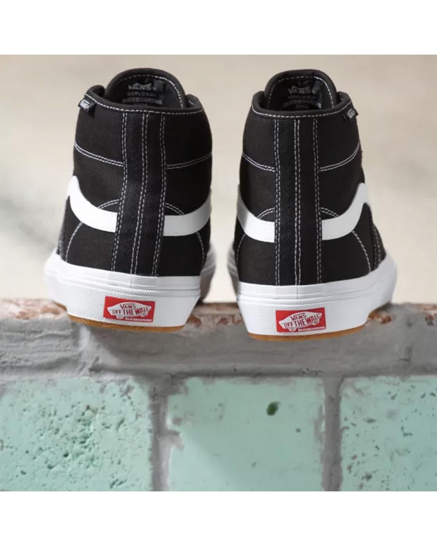 Souliers Crockett High - Black/White