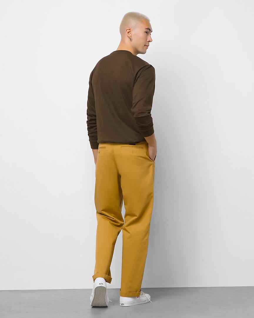 Authentic Chino Loose Double Knee Pants - Bone Brown