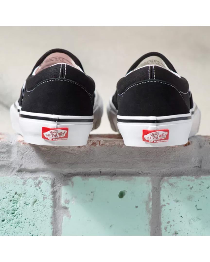 Souliers Skate Slip-On - Black/White