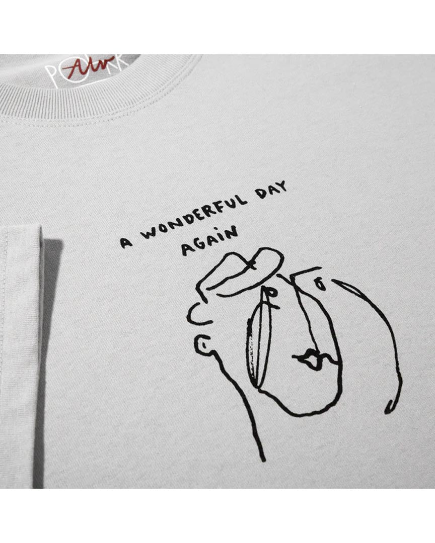 Wonderful Day Tee T-Shirt - Silver