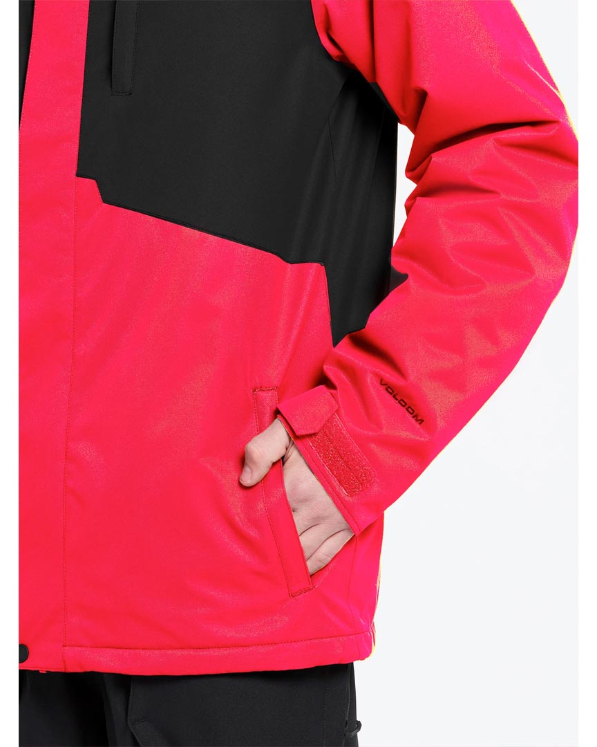 Manteau neige 17 Forty Insulated Winter Jacket - Red Black