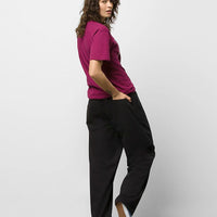 Range Baggy Tapered Elastic Waist Pants - Black