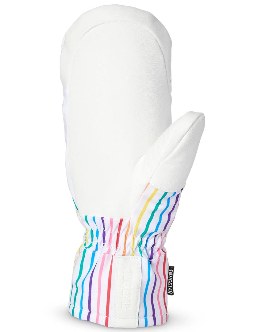 Snuggler Womens Mitt Gloves And Mitts - Rainbow Stripes