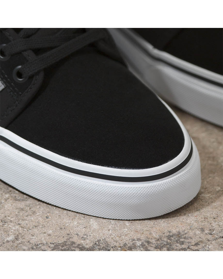 Chukka Low Sidestripe Shoes - Black/Gray/White