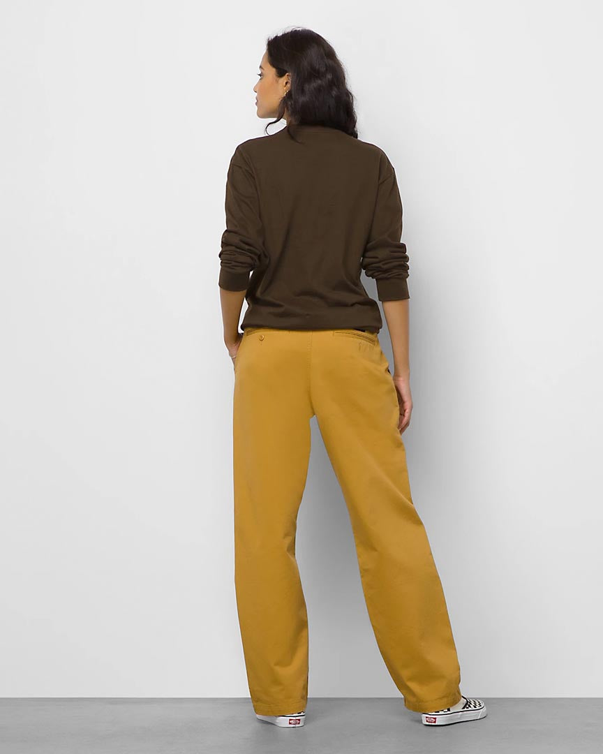 Authentic Chino Loose Double Knee Pants - Bone Brown