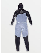 Wetsuit 4/3Mm Hooded Chestzip Full - Black