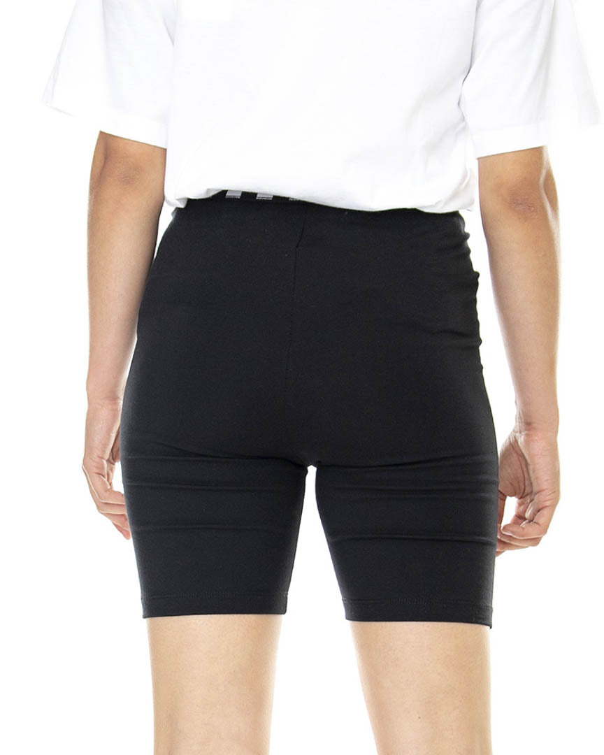 Wms Checkerboard Legging Shorts - Black