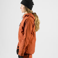 Women's Shralpinist Stretch Recycled Jacket - Obsidian Red