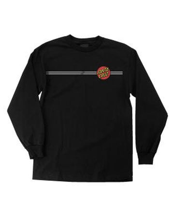 T-shirt Youth Classic Dot L/S - Black