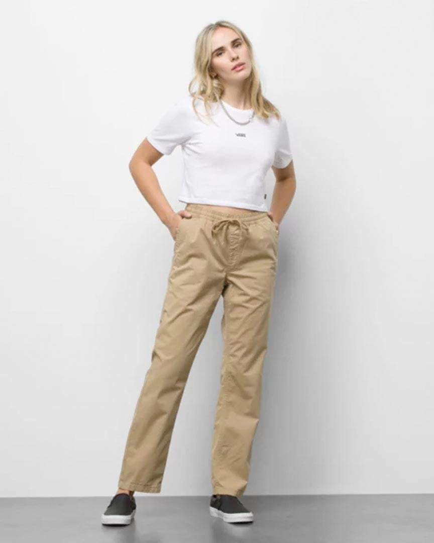 Vans Range Relaxed Elastic Chino Pants Khaki Boutique Adrenaline