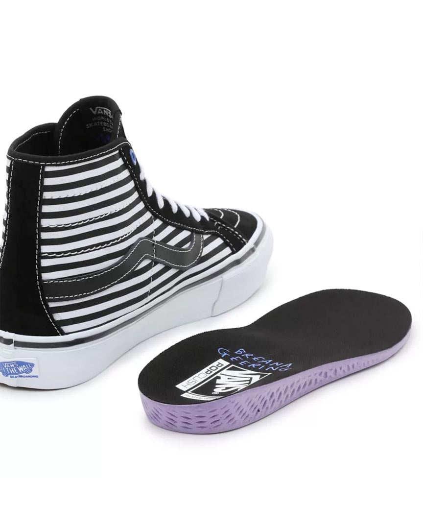 Skate Sk8-Hi Decon Shoes - Breana Geering Black/White