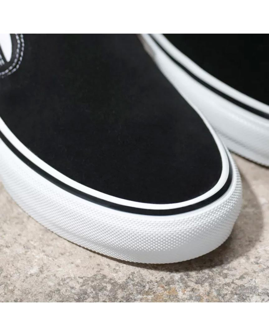 Souliers Skate Slip-On - Black/White