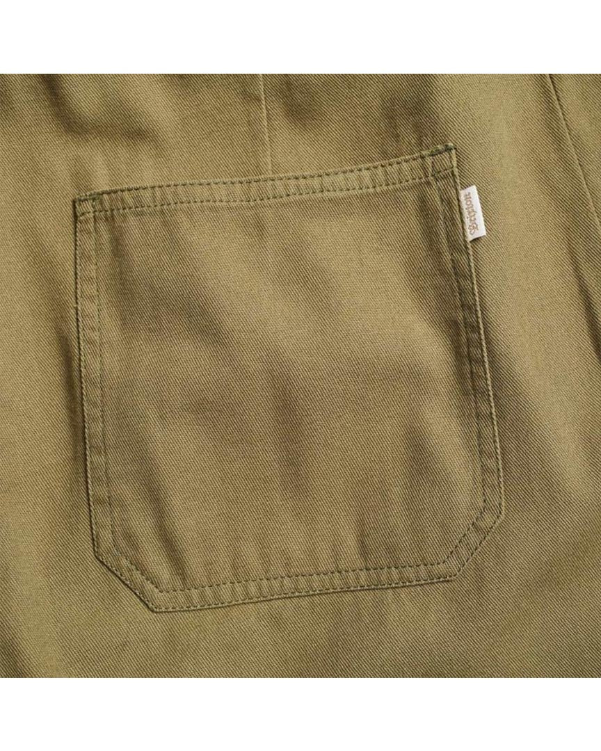 Salopette Melbourne Crop Overall - Washed Olive