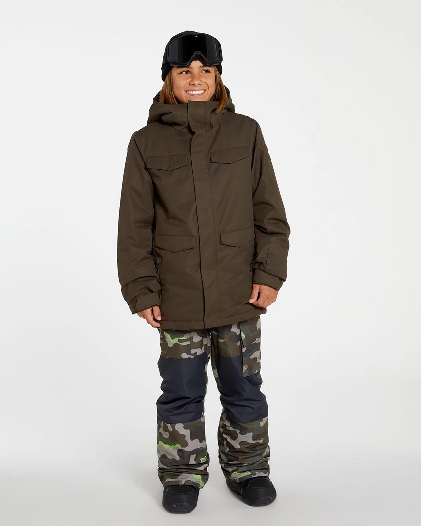 Barkley Bib Overall Snow Pants - Army