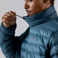 Hoodie Reup Down Puffy Jacket - Pine Green