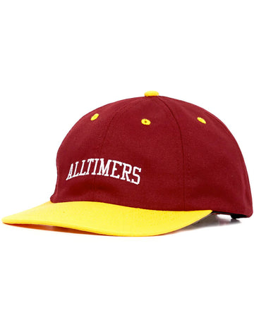 City College Cap Hat - Burgundy