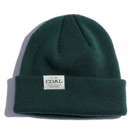 Uniform Low Recycled Knit Cuff Beanie - Dark Green