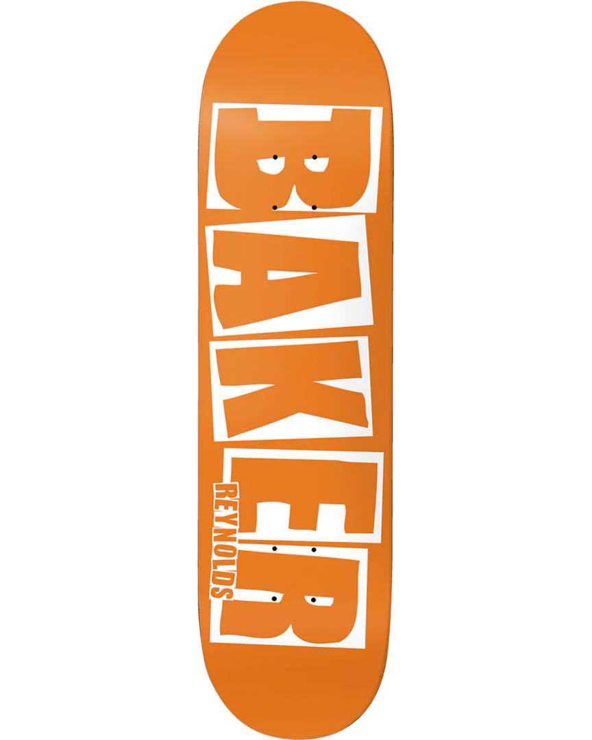 Aron Reynolds Brand Name Skateboard Deck - Orange