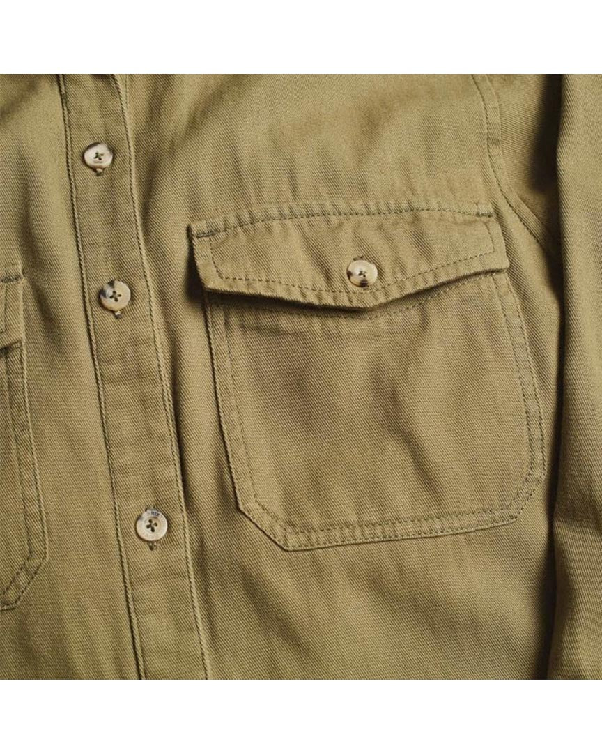 Salopette Melbourne Crop Overall - Washed Olive