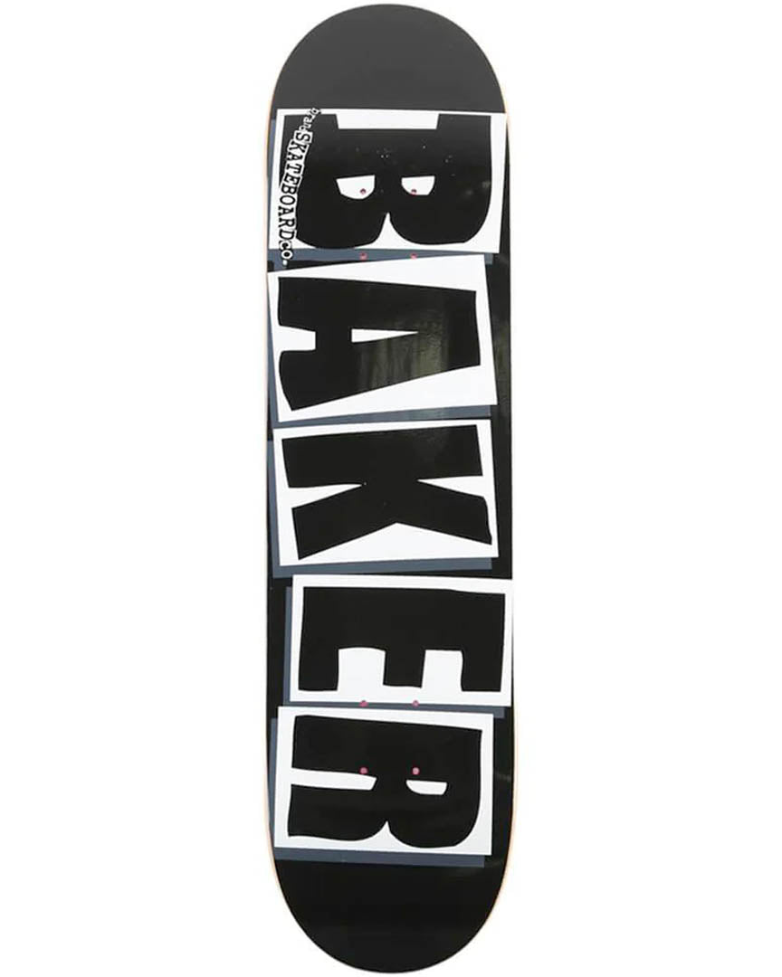 Brand Logo Skateboard Deck - Black