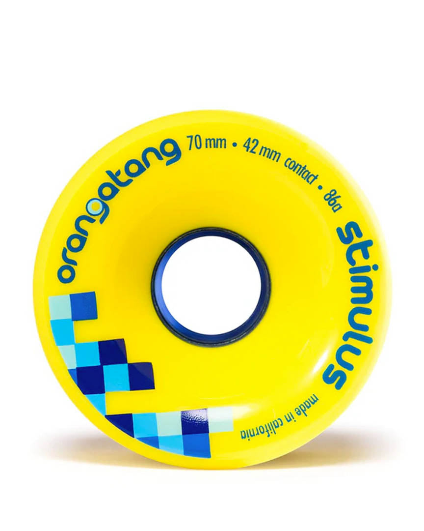 Stimulus Longboard Wheels - Yellow