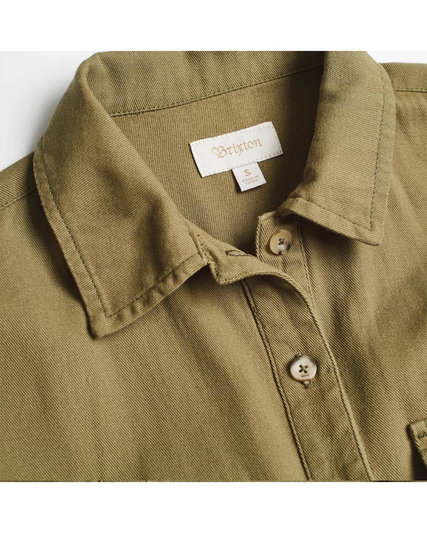 Salopette Melbourne Crop Overall - Washed Olive