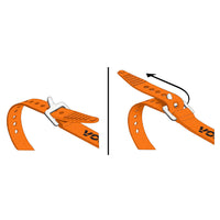 Snowboard accessory Straps Serie Xl 22 - Orange
