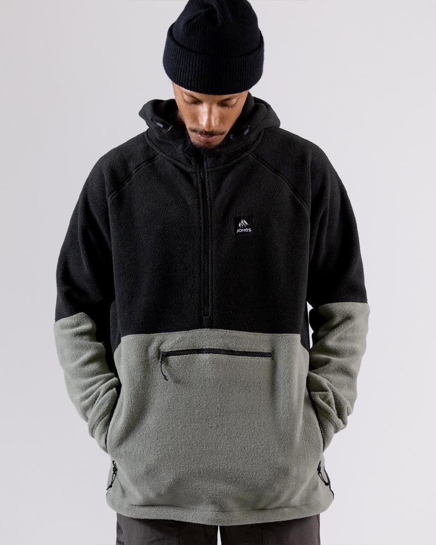 MTN Surf Recycled Fleece Hoodie - Black